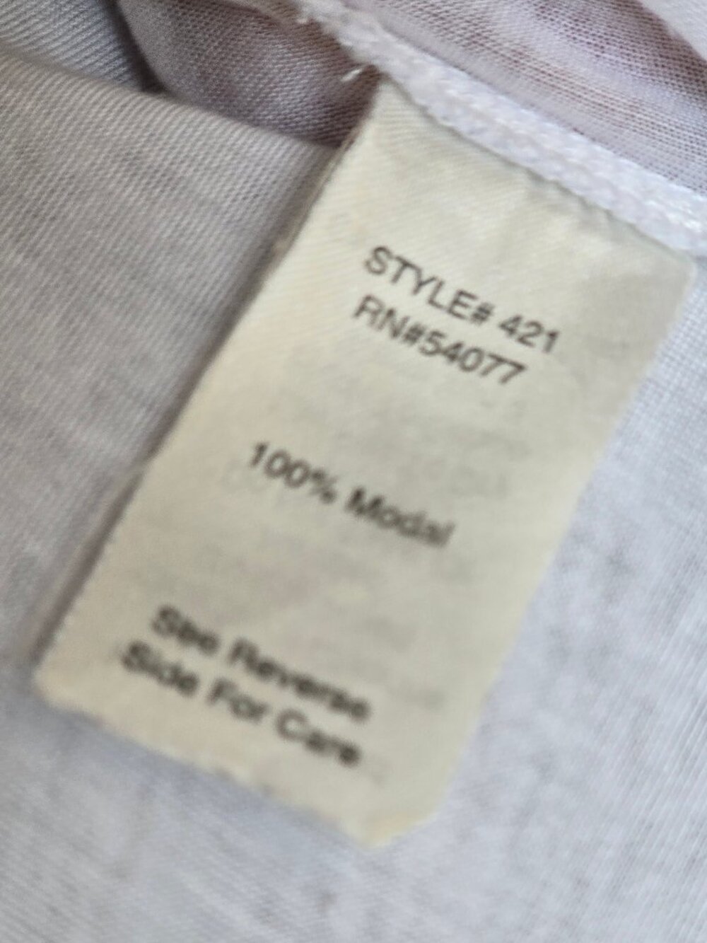 CAbi Sheer Long Sleeved Tunic - White - Picture 5 of 6